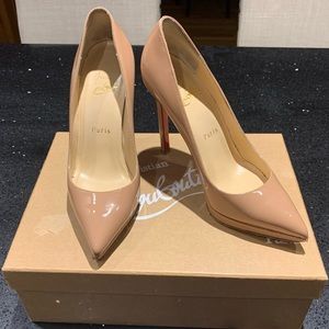 COPY - Pigallie Plato 120 Patent Calf in Nude
